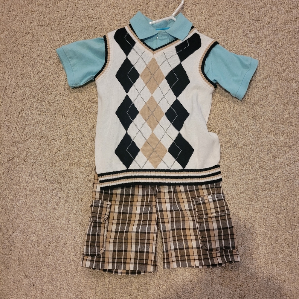 Boys 3 PC short outfit